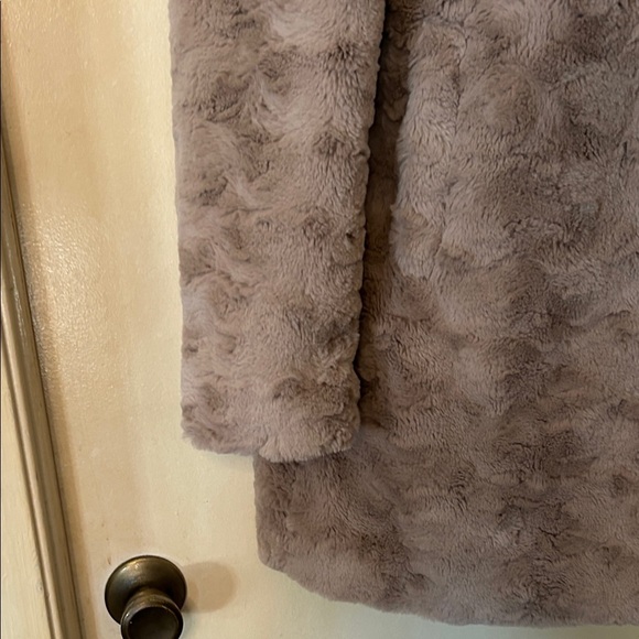 Kenneth Cole New York Women's Plush Teddy Jacket - Beige size M - Picture 5 of 13